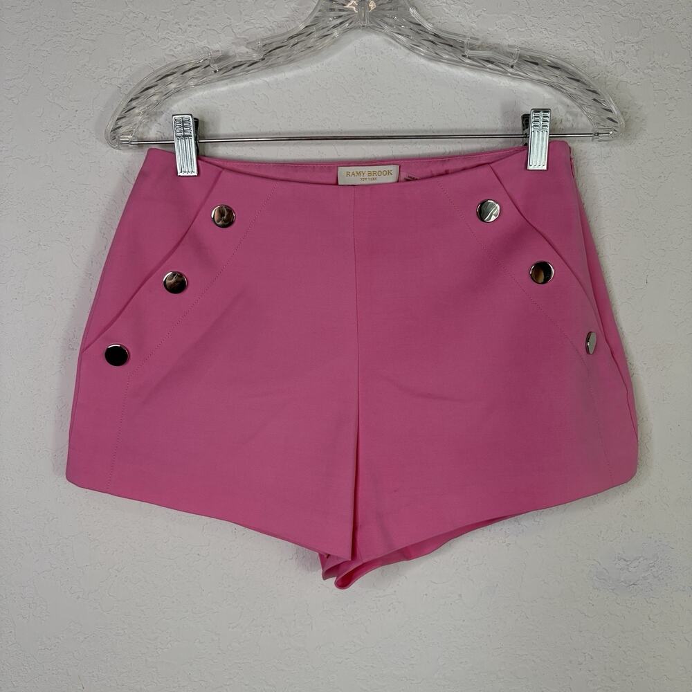 Ramy Brook Pink Nautical Shorts Size 2, preppy, Barbie core, feminine, summer